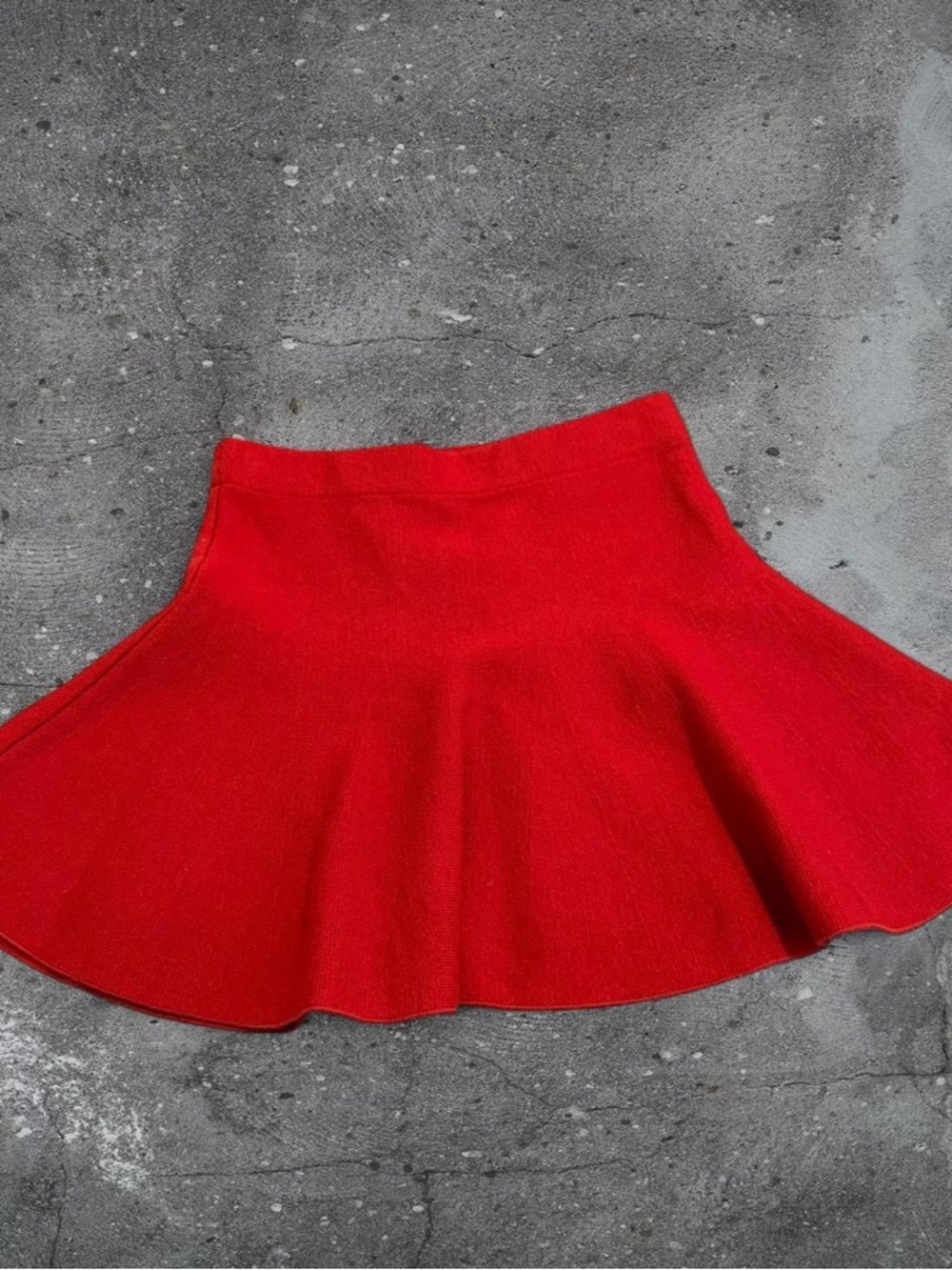 ZARA red mini skater skirt NWT coquette balletcore y2k